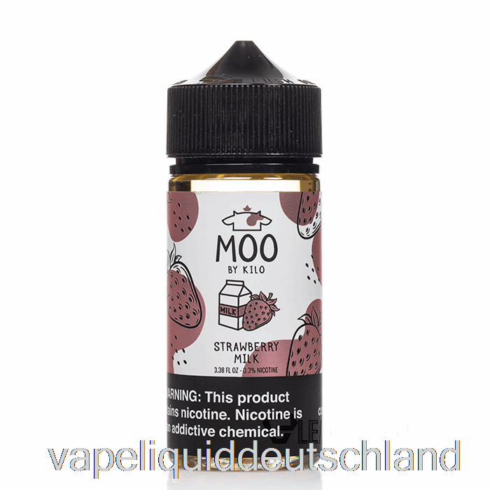 Erdbeermilch - Moo E-Liquids - 100 Ml 6 Mg Vape Deutschland